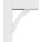 Ekena Millwork Standard Olympic Architectural Grade PVC Bracket with Block Ends, 5"W x 12"D x 14"H BKTP05X12X14OLY05 - alternate 2